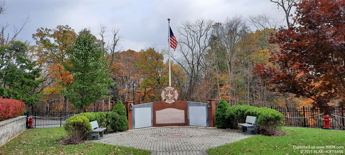 Explosion memorial at Marshalls Creek Fire Company