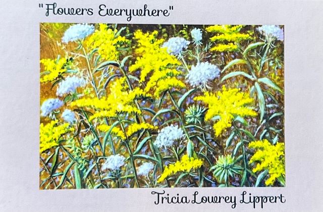Flowers Everywhere exhibit by Tricia Lippert, May 2023